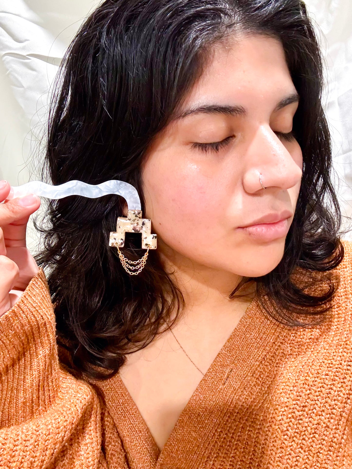Chain Mini Arch Earrings