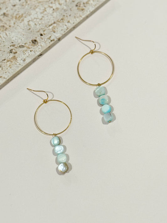 Shell Drop Earrings