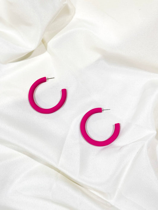 Hot Pink Hoops, Every day and Small size.